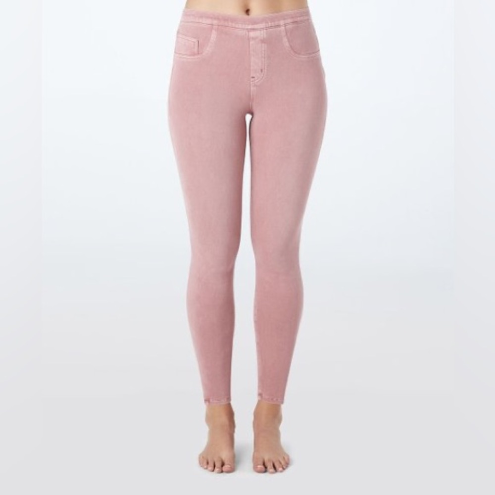 Spanx Jean-ish Jeggings in Rose Blush, Medium